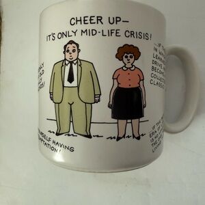 Humorous midlife, crisis White Coffee Mug